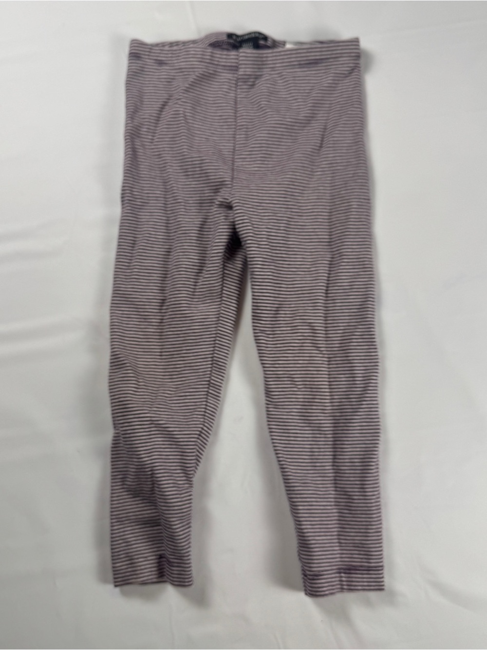 ✨ Marimekko Kids Tasaraita Cotton Purple Striped Leggings 2 ✨